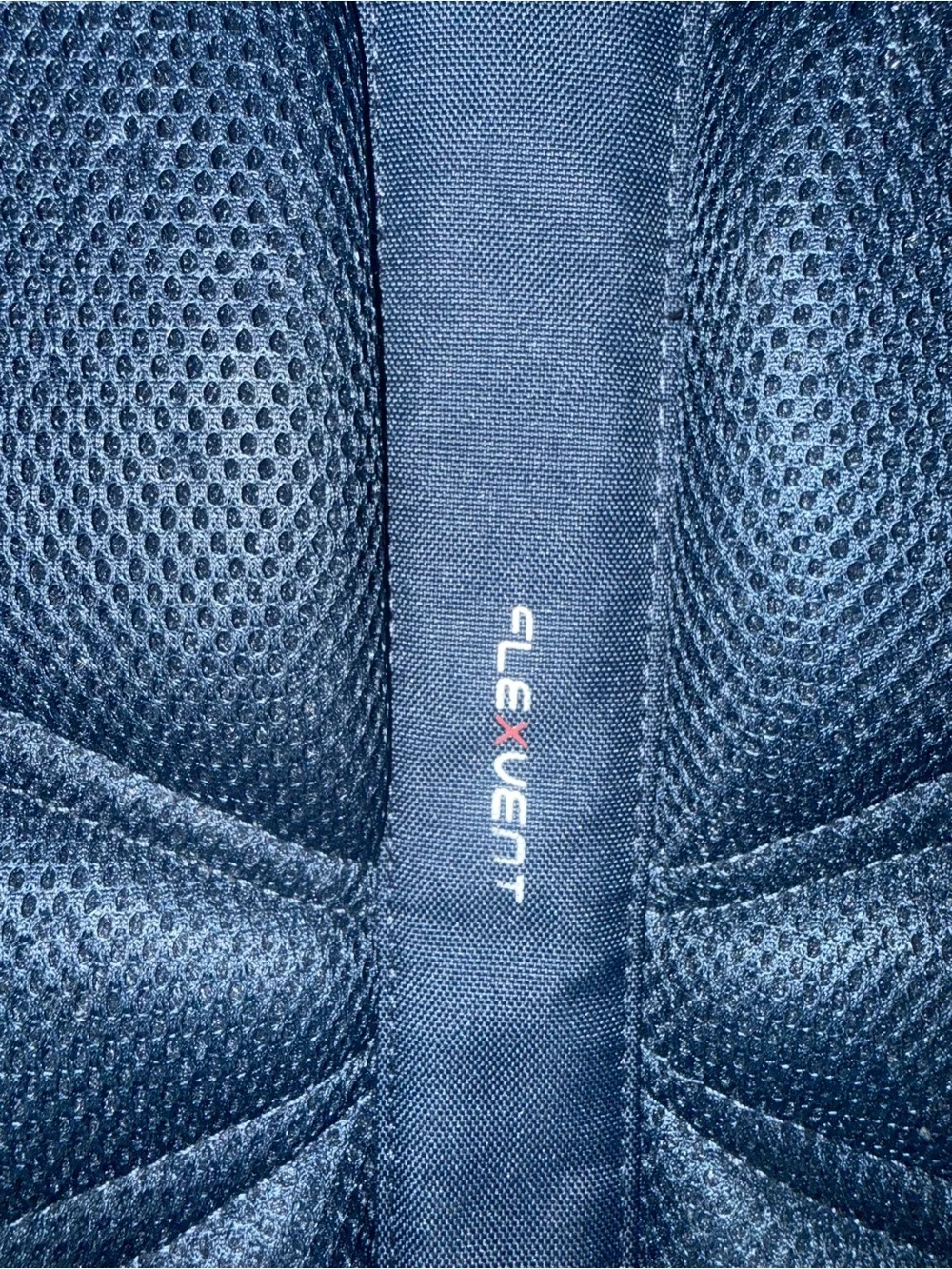 The North Face (Pivioter) Dark Blue Backpack with White Logo